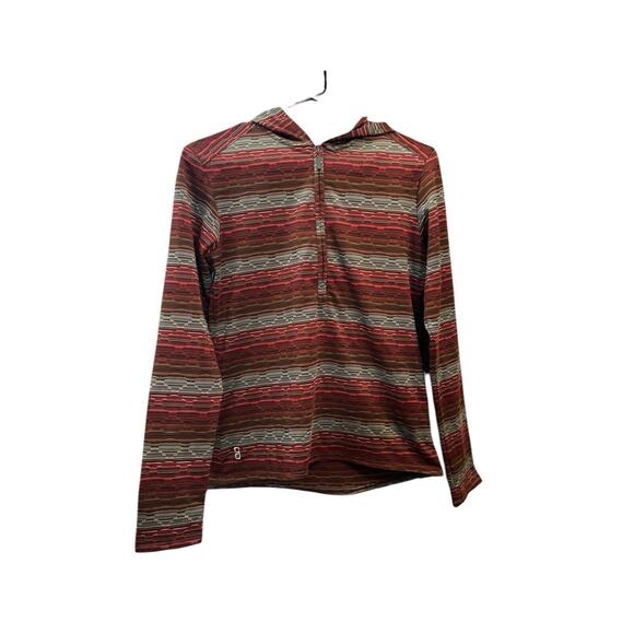 lucy active Tops - Lucy Activewear Pullover Sweatshirt Size Medium Hooded 1/2 Zip Long Sleeve